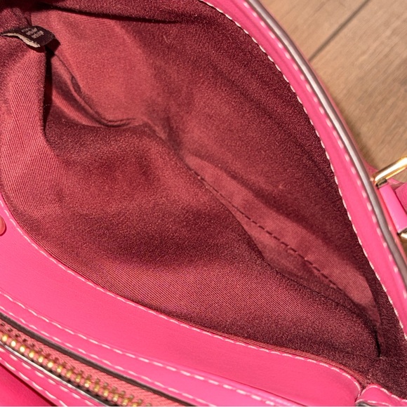 Coach Mini Darcie Carryall Bag Satchel Purse Crossbody - Picture 9 of 11